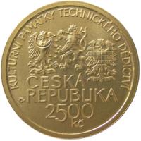 2500 Kč Vodní hamr v Dobřívě Au999,9/ 7,78g/ standart 