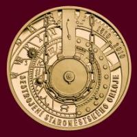 Zlatá medaile-Sestrojení Star. orloje/ Au999,9/ 15,56g/ 28mm/ proof/ číslovaná