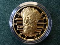 Zlatá medaile-Gustav Mahler/ Au999,9/ 15,56g/ 28mm/ proof/ číslovaná