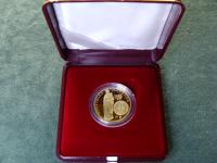 Zlatá medaile-Těšínská madona 2009!!!/ Au999,9,/ 7,78g/ 22mm/ provedení proof