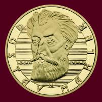 Zlatá medaile-Gustav Mahler/ Au999,9/ 15,56g/ 28mm/ proof/ číslovaná