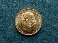 Zlatá investiční mince-8 Gulden (osmizlatník) Au 900/ 6,45g/ 21mm/ r.1892