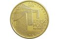 Zlatá mince 5.000 Kč Mosty ČNB - Jizerský most na trati Tanvald-Harrachov provedení standard (ČNB 2014)