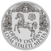 Stříbrná tolarová medaile Dějiny Ostravy - Osm staletí města - Neživá příroda Ostravska   (2024) 