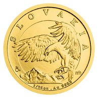 Zlatá 1/25oz investiční mince Orel standard (ČM 2024)