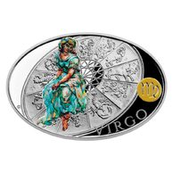 Stříbrná mince Znamení zvěrokruhu - Panna proof (ČM 2021) 