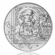 Stříbrná mince 500 Kč - 100. výročí Zahájení vydávání československých platidel standard (ČNB 2019)
