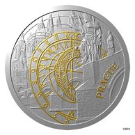 Stříbrná mince Cesta kolem světa - Praha standard (ČM 2024)