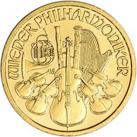 Zlatá 1/25oz investiční mince Philharmoniker standard (Rakousko 2021)