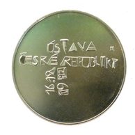 Stříbrná mince 200 Kč - 1. výročí schválení Ústavy ČR provedení proof (ČNB 1993) 