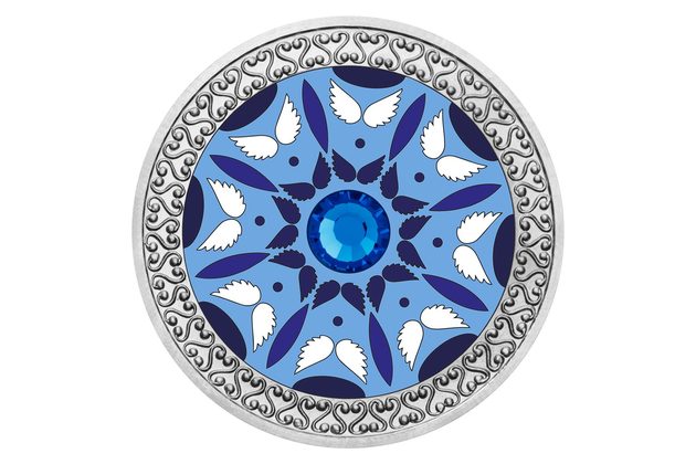 Stříbrná medaile Mandala - Svoboda proof (ČM 2021) 