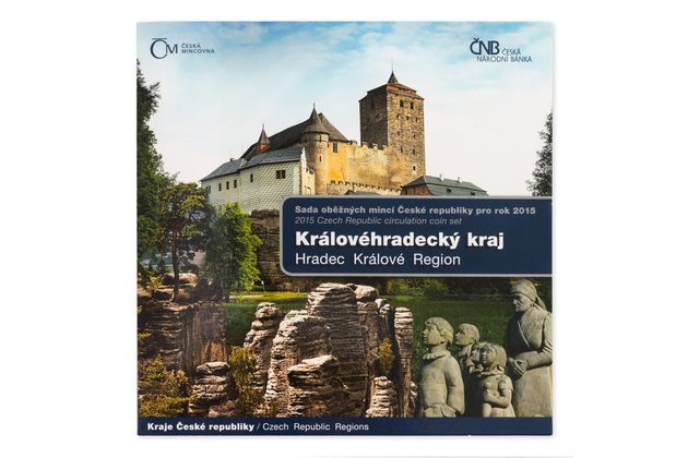 Sada oběžných mincí ČR - Královéhradecký kraj provedení standard (ČNB 2015)