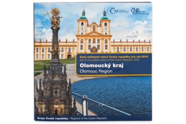 Sada oběžných mincí ČR - Olomoucký kraj provedení standard (ČNB 2016)