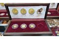 Sada 3ks zlatých investičních mincí 1/25 oz Český lev standard (ČM 2021, 2022, 2023)