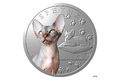 Stříbrná mince Plemena koček - Sphynx proof (ČM 2025) 