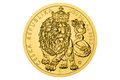 Zlatá 1/50oz investiční mince Český lev standard (ČM2026)