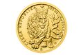 Zlatá 1/25oz investiční mince  Český lev standard (ČM 2026)