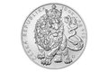 Stříbrná desetiuncová investiční mince Český lev  standard (ČM 2026)