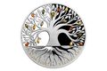 Stříbrná mince Crystal Coin - Strom života "Podzim" proof (ČM 2020)