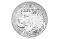 Stříbrná pětiuncová investiční mince Český lev reverse proof ČM 2021)