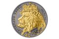 Stříbrná uncová investiční mince Český lev 2021 ruthenium selektivní pokov standard (ČM 2021)