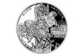 Stříbrná mince Legenda o králi Artušovi - Artuš a Mordred proof (ČM 2021)