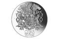 Stříbrná mince 10000 Kč - 100. výročí založení Velké Prahy leštěná (ČNB 2021) 