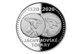 Stříbrná mince 200 Kč - 500. výročí Zahájení ražby jáchymovských tolarů proof (ČNB 2020)