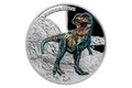 Stříbrná mince Pravěký svět - Tyrannosaurus proof (ČM 2022)