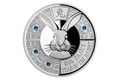 Stříbrná mince Crystal Coin - Rok Zajíce  proof (ČM 2023)