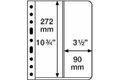 VARIO Listy 2VC transparentní 216x280mm Leuchtturm 5 kusů