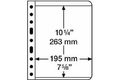 VARIO Listy 1S černé 216x280mm Leuchtturm 5 kusů