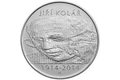 Stříbrná mince 500 Kč - 100. výročí narození Jiřího Koláře provedení standard (ČNB 2014)