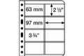 VARIO Listy 4VC transparentní 216x280mm Leuchtturm 5 kusů