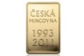 Mosazná medaile Žeton k 18. narozeninám České mincovny provedení proof (ČM 2011)