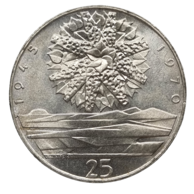 25 Kčs 50. výročí osvobození Československa (1970)  (Wč.130)