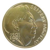 Stříbrná mince 200 Kč - 200. výročí narození Jaroslava Seiferta provedení standard (ČNB 2001)