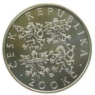 Stříbrná mince 200 Kč - 200. výročí narození Jaroslava Seiferta provedení proof (ČNB 2001)