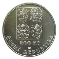Stříbrná mince 200 Kč - 100. výročí založení Českého fotbalového svazu provedení proof (ČNB 2001)