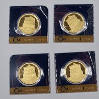 1 oddělený kus 3,11g - Zlatá 1/10oz mince Sedm divů starověkého světa - Mauzoleum v Halikarnassu proof (ČM 2022)  