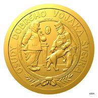 Zlatý dukát Josef Lada - Osudy dobrého vojáka Švejka - Stájový pinč proof (ČM 2026) 
