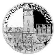 Stříbrná mince Vznik královského hlavního města Praha - Staré Město pražské proof (ČM 2019)