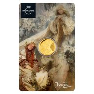 Zlatá mince Alfons Mucha - Mystik proof (ČM 2026)