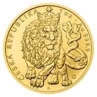 Zlatá uncová investiční mince Český lev standard (ČM 2026)
