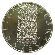 Stříbrná mince 200 Kč - 200. výročí narození Jean-Baptista Gasparda Deburaua standard (ČNB 1996)