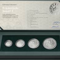 Sada stříbrných medailí František Josef I. standard (ČD 2016)