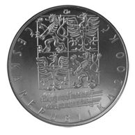 Stříbrná mince 200 Kč - 150. výročí narození Leoše Janáčka provedení standard (ČNB 2004)