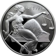 Stříbrná titulární medaile JUDr. provedení proof (Medaile Pro s.r.o.)