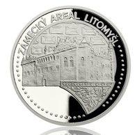 Platinová mince UNESCO - Zámek a zámecký areál Litomyšl proof (ČM 2018)