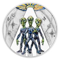 Stříbrná mince Mléčná dráha - Mimozemský život proof (ČM 2024)       